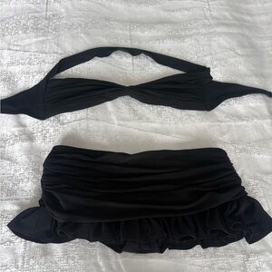 Cutest NORMA KAMALI black goddess bikini